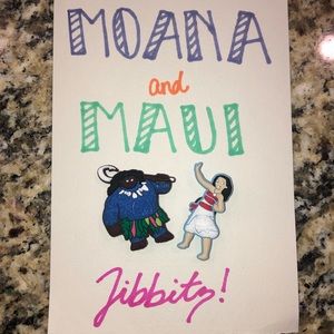 Moana and Maui Jibbitz